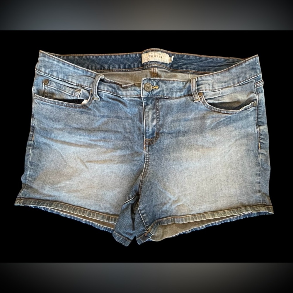 torrid Light Blue Denim Jean Shorts